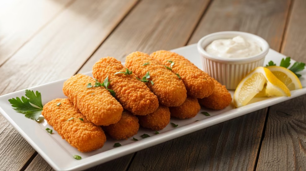 Receta de palitos de pescado frito, rápida y fácil